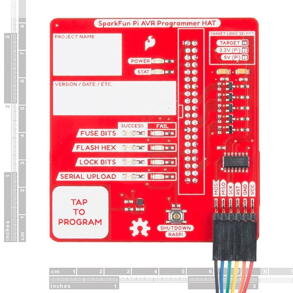 SparkFun Pi AVR Programmer HAT by Sparkfun - The Pi Hut
