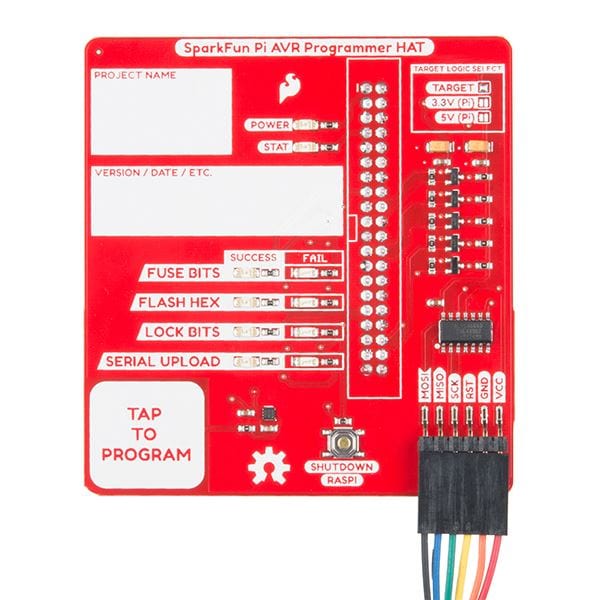 SparkFun Pi AVR Programmer HAT by Sparkfun - The Pi Hut