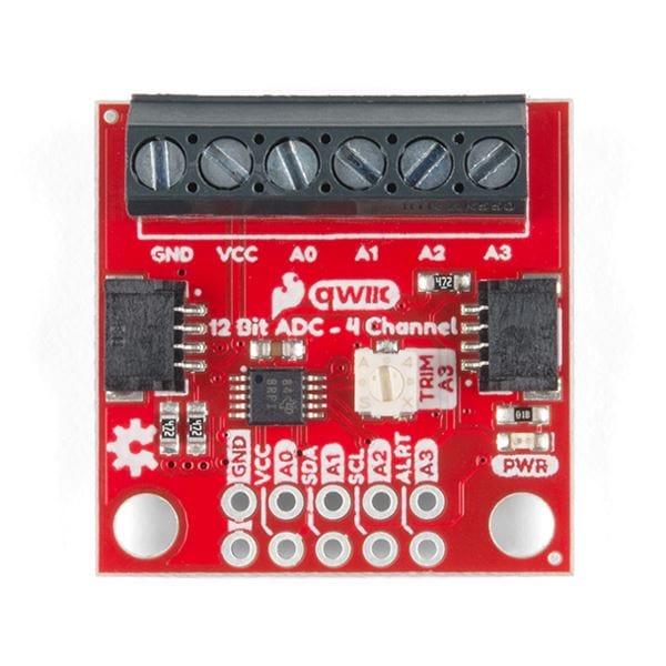 SparkFun Qwiic 12 Bit ADC - 4 Channel (ADS1015) by Sparkfun - The Pi Hut