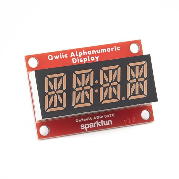 SparkFun Qwiic Alphanumeric Display - Purple by Sparkfun - The Pi Hut