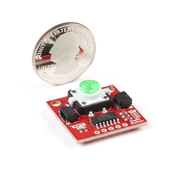 SparkFun Qwiic Button - Green LED by Sparkfun - The Pi Hut