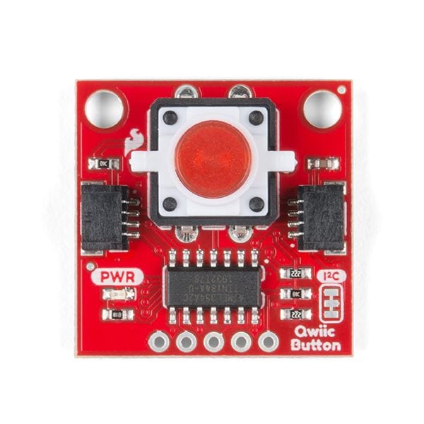 SparkFun Qwiic Button - Red LED by Sparkfun - The Pi Hut