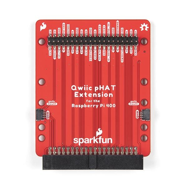 SparkFun Qwiic pHAT Extension for Raspberry Pi 500/400 by Sparkfun - The Pi Hut