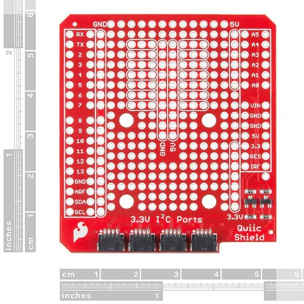 SparkFun Qwiic Shield for Arduino by Sparkfun - The Pi Hut