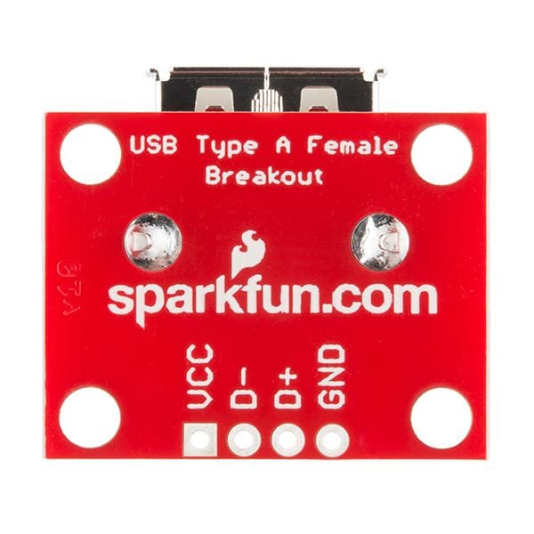 SparkFun USB Type A Female Breakout by Sparkfun - The Pi Hut