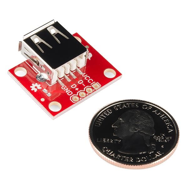 SparkFun USB Type A Female Breakout by Sparkfun - The Pi Hut