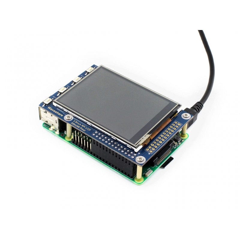 SPI 2.8" 320x240 Touch Screen (GPIO) by Waveshare - The Pi Hut