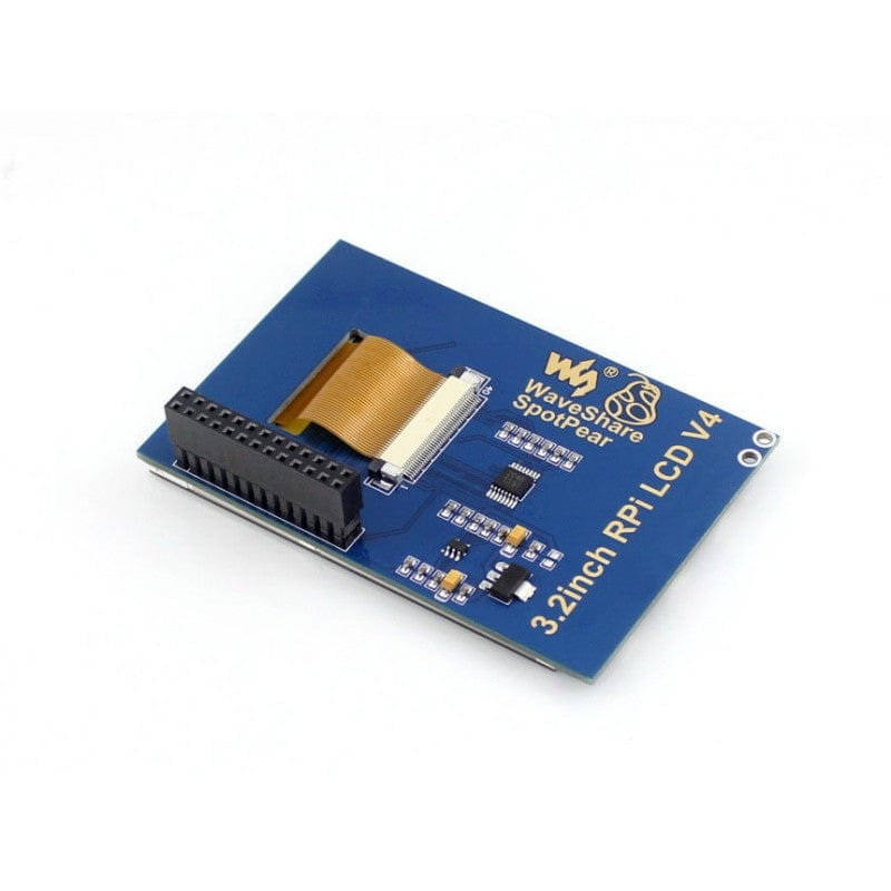 SPI 3.2" 320x240 Touch Screen (GPIO) by Waveshare - The Pi Hut
