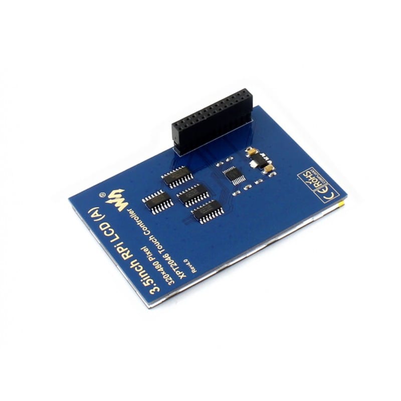 SPI 3.5" 320x480 Touch Screen (GPIO) by Waveshare - The Pi Hut