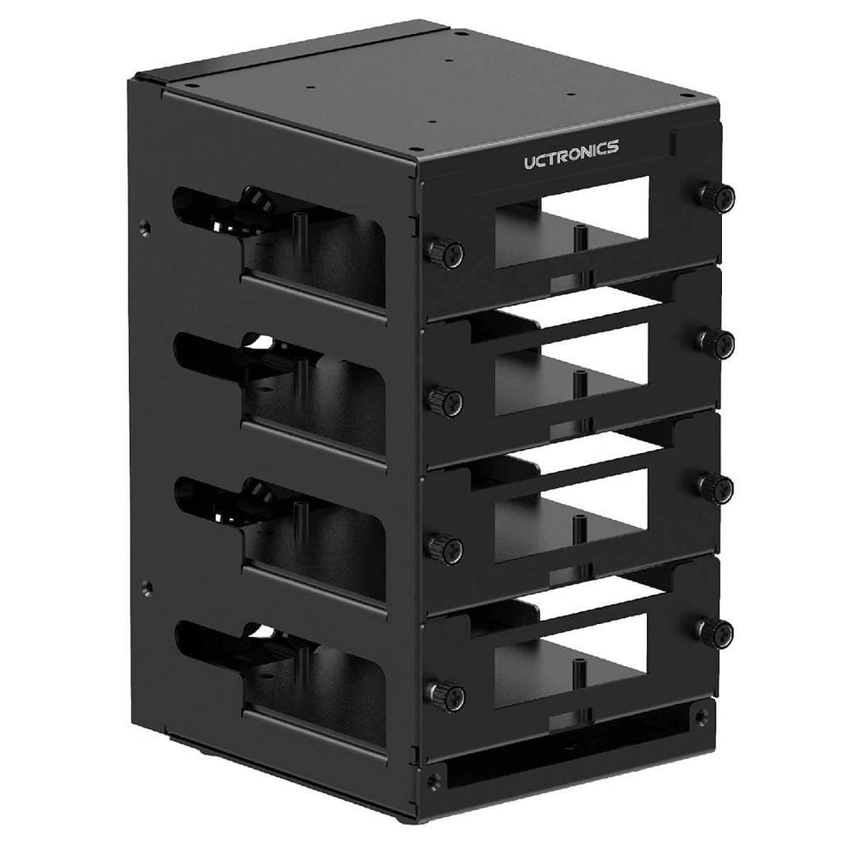 SSD Cluster Case for Raspberry Pi by Uctronics - The Pi Hut