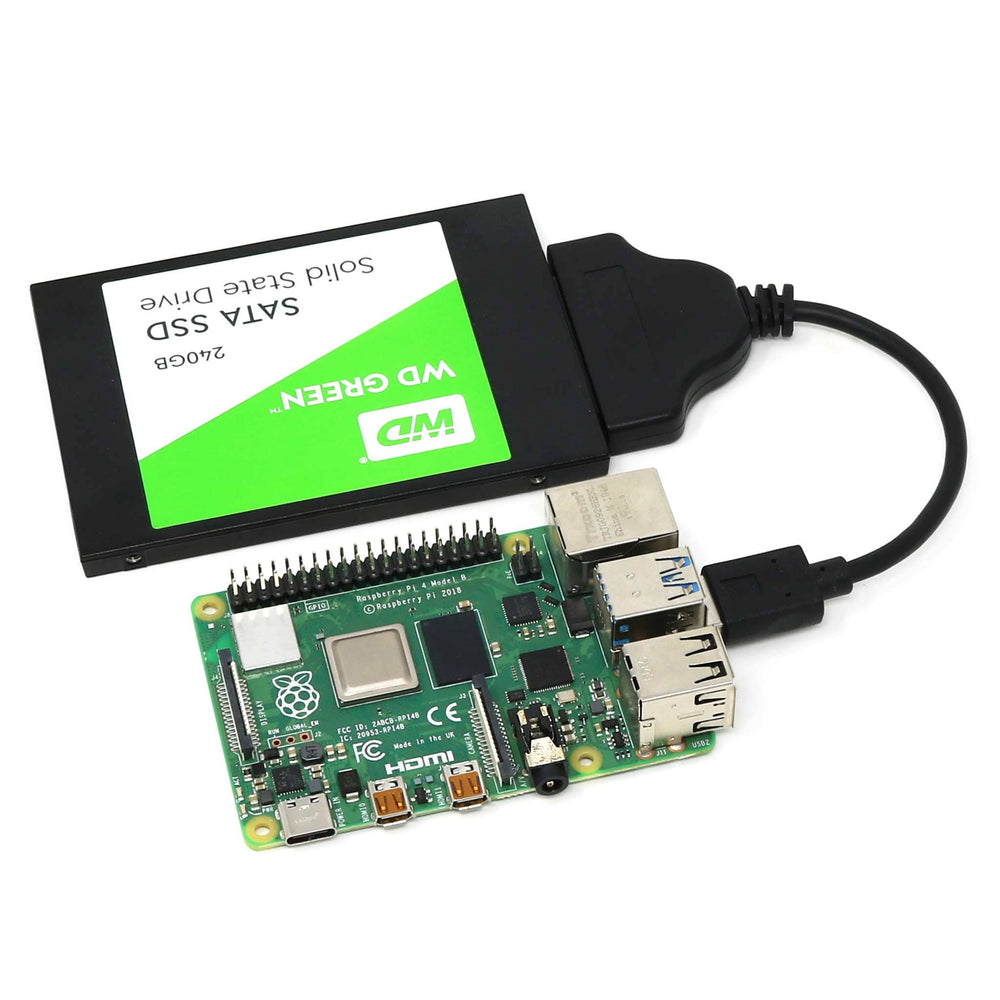 SSD to USB 3.0 Cable for Raspberry Pi - The Pi Hut