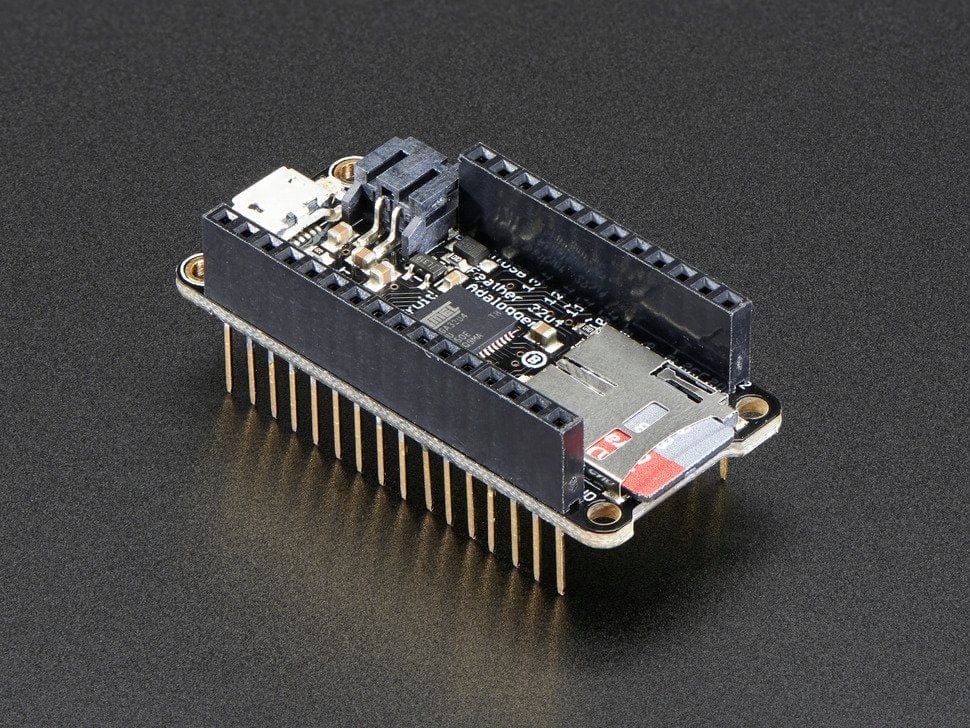 Stacking Headers for Feather - 12-pin and 16-pin female headers by The Pi Hut - The Pi Hut