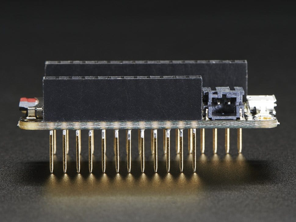 Stacking Headers for Feather - 12-pin and 16-pin female headers by The Pi Hut - The Pi Hut