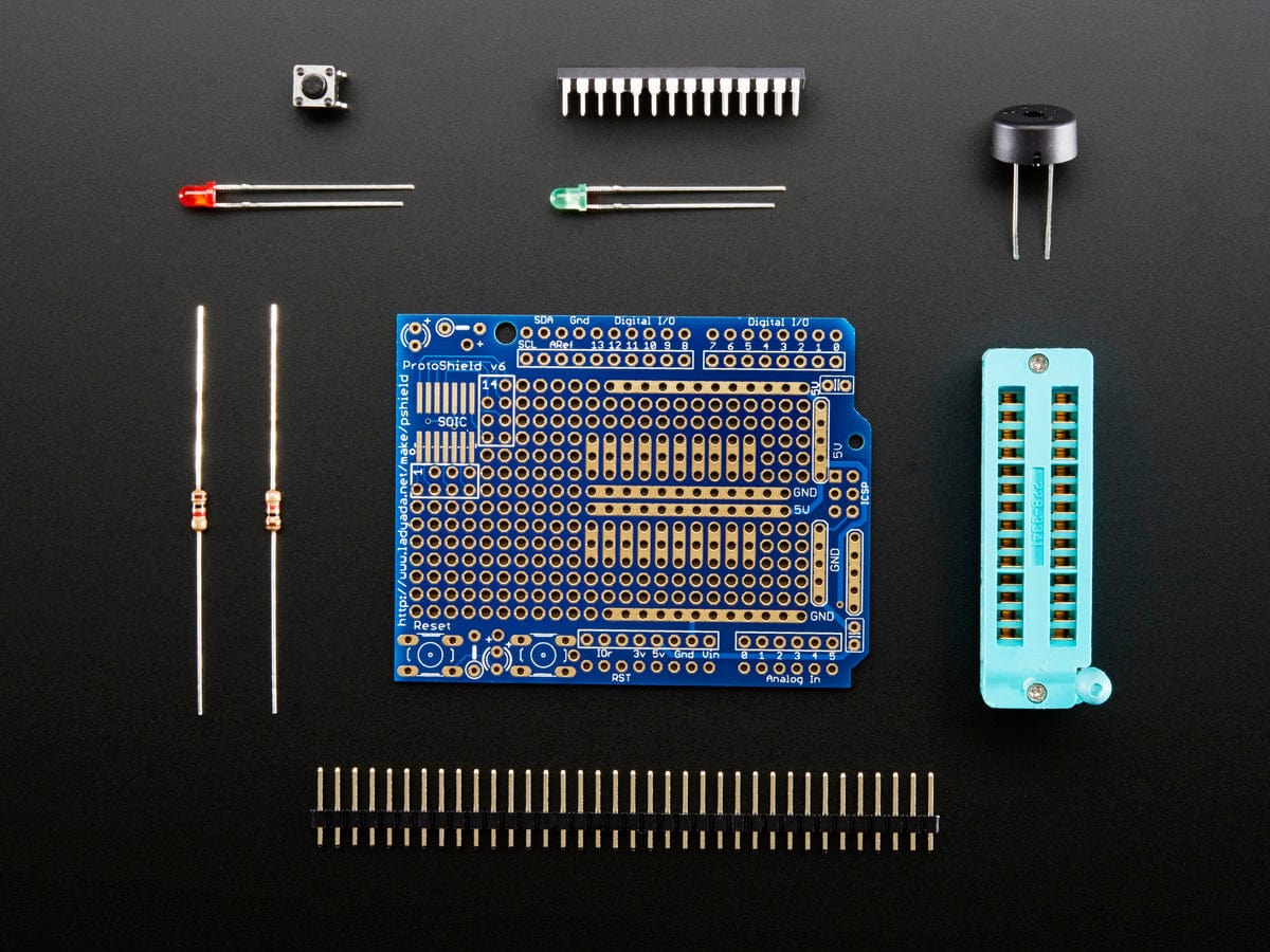 Standalone AVR ISP Programmer Shield Kit by Adafruit - The Pi Hut