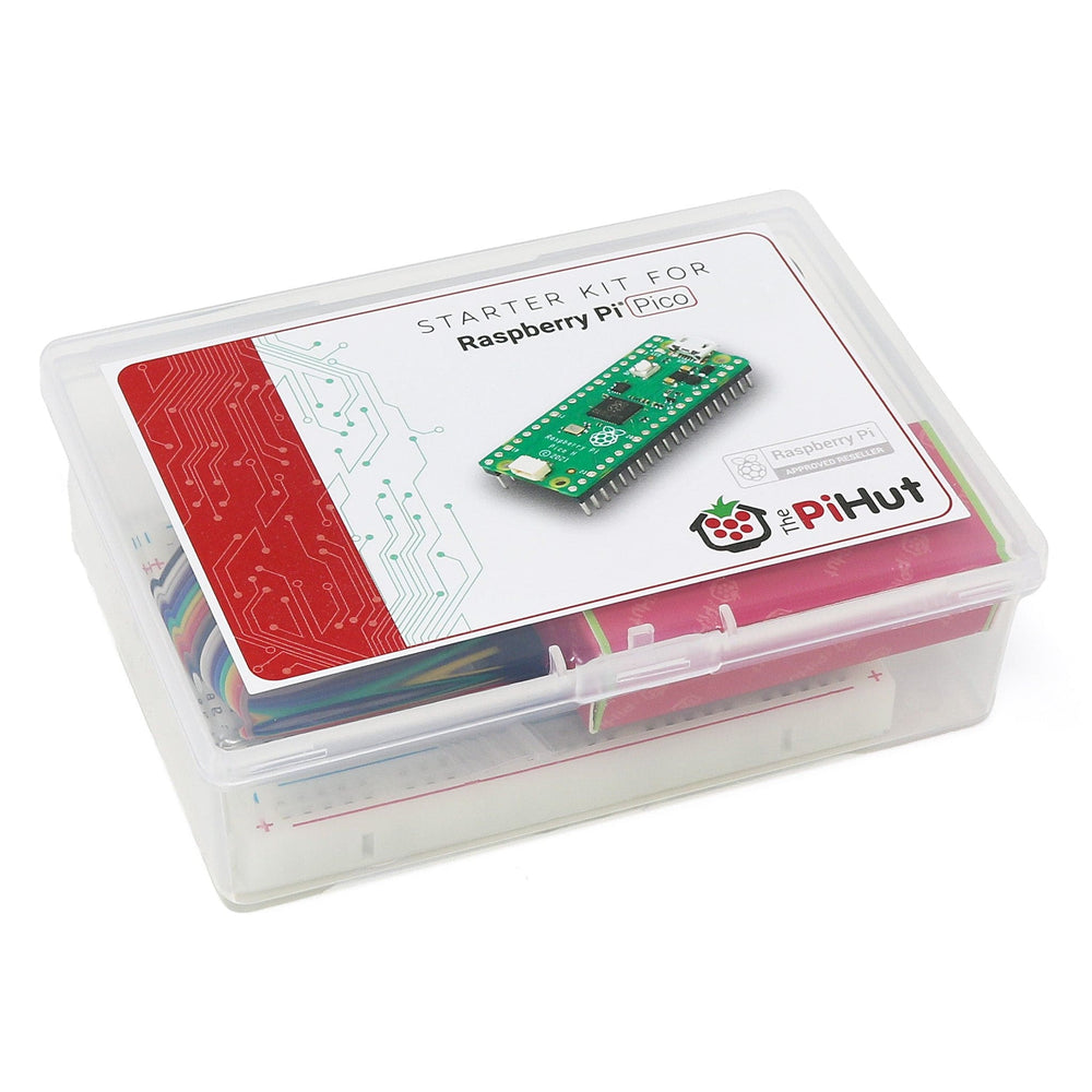 Starter Kit for Raspberry Pi Pico (Includes Pico H) - The Pi Hut