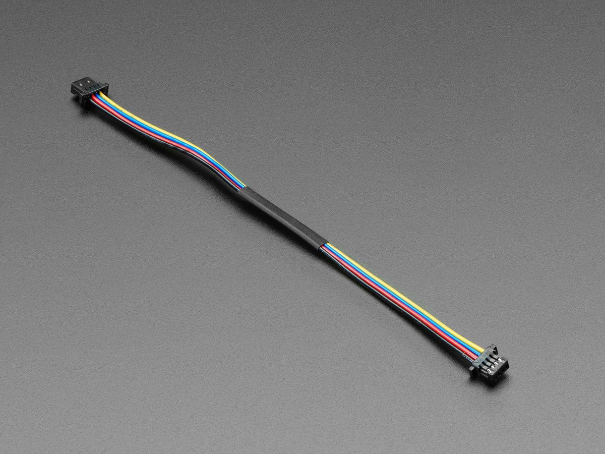 STEMMA QT / Qwiic JST SH 4-pin Cable - 100mm Long by The Pi Hut - The Pi Hut