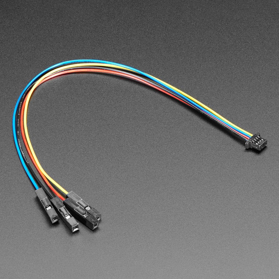 STEMMA QT / Qwiic JST SH 4-pin Cable with Premium Female Sockets - 150mm Long by The Pi Hut - The Pi Hut