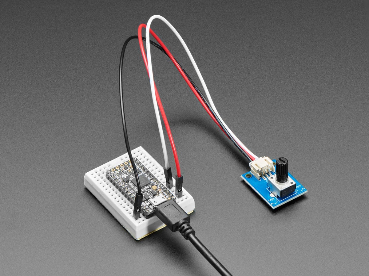 STEMMA Wired Potentiometer Breakout Board - 10K ohm Linear by Adafruit - The Pi Hut
