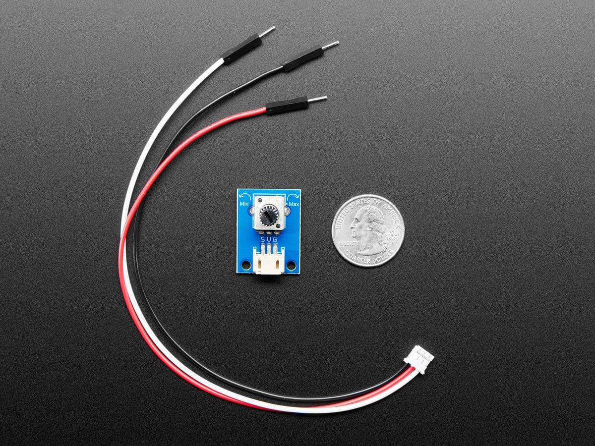 STEMMA Wired Potentiometer Breakout Board - 10K ohm Linear by Adafruit - The Pi Hut