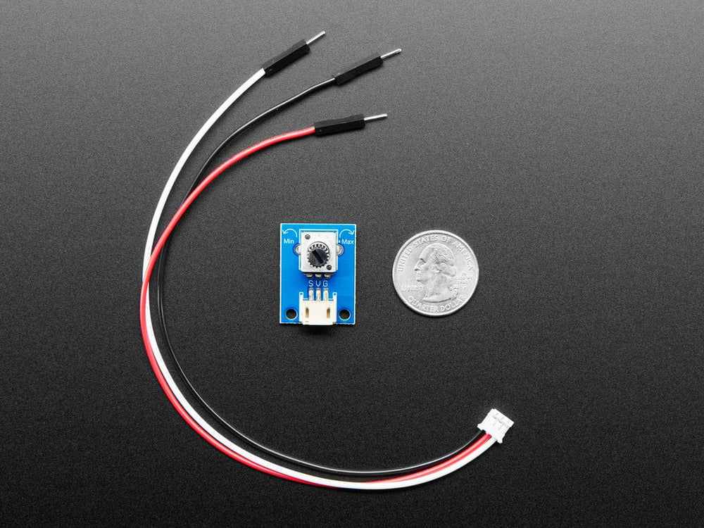 STEMMA Wired Potentiometer Breakout Board - 10K ohm Linear by Adafruit - The Pi Hut