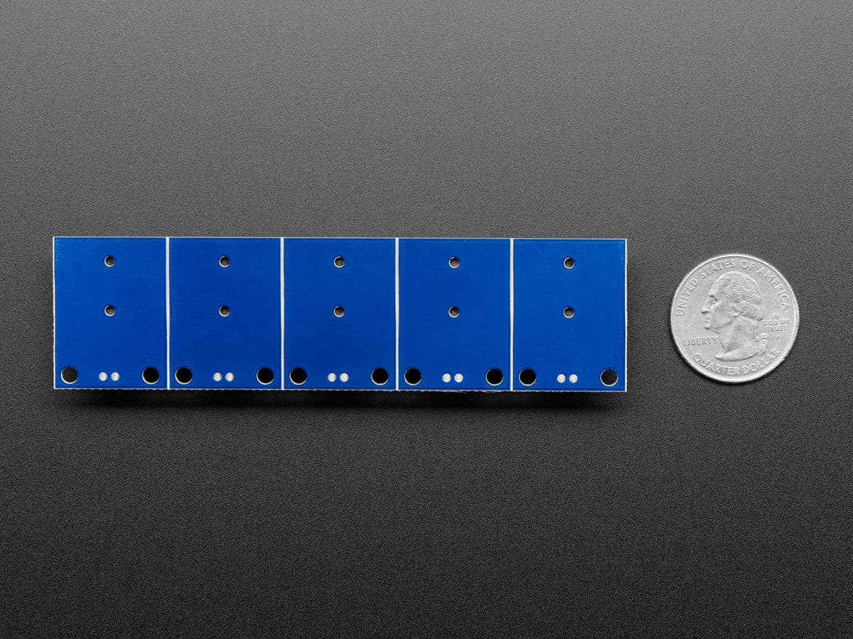 STEMMA Wired Tactile Push-Button Pack - 5 Color Pack by The Pi Hut - The Pi Hut