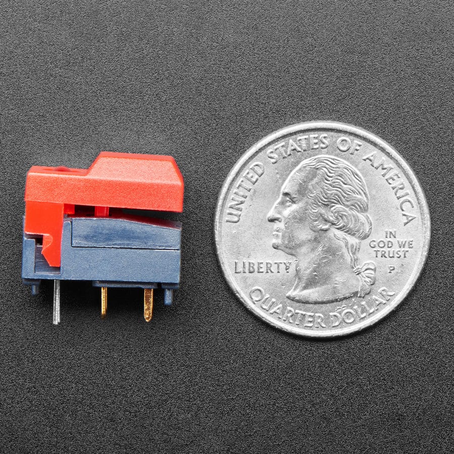 Step Switch with LED - Three Pack of Red with Red LED (PB86-A1) by The Pi Hut - The Pi Hut