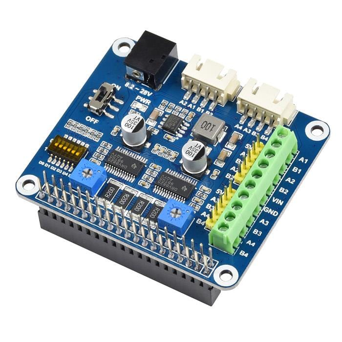 Stepper Motor HAT for Raspberry Pi by Waveshare - The Pi Hut