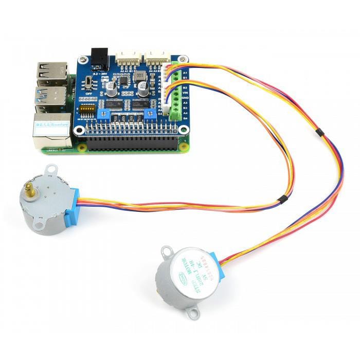 Stepper Motor HAT for Raspberry Pi by Waveshare - The Pi Hut