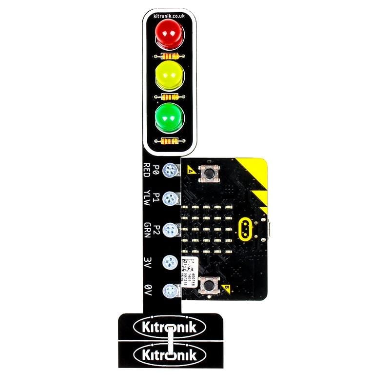 STOP:bit - Traffic Light for BBC micro:bit by Kitronik - The Pi Hut
