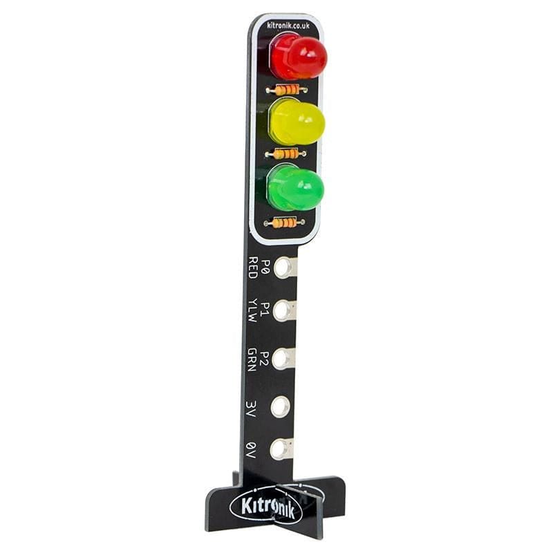 STOP:bit - Traffic Light for BBC micro:bit by Kitronik - The Pi Hut