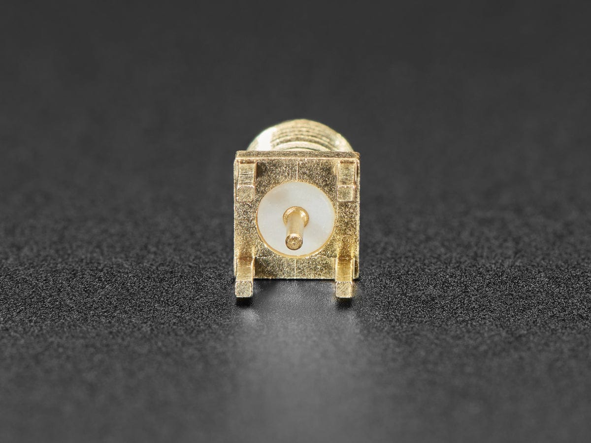 Straight SMA Thru Hole RF Connector by The Pi Hut - The Pi Hut