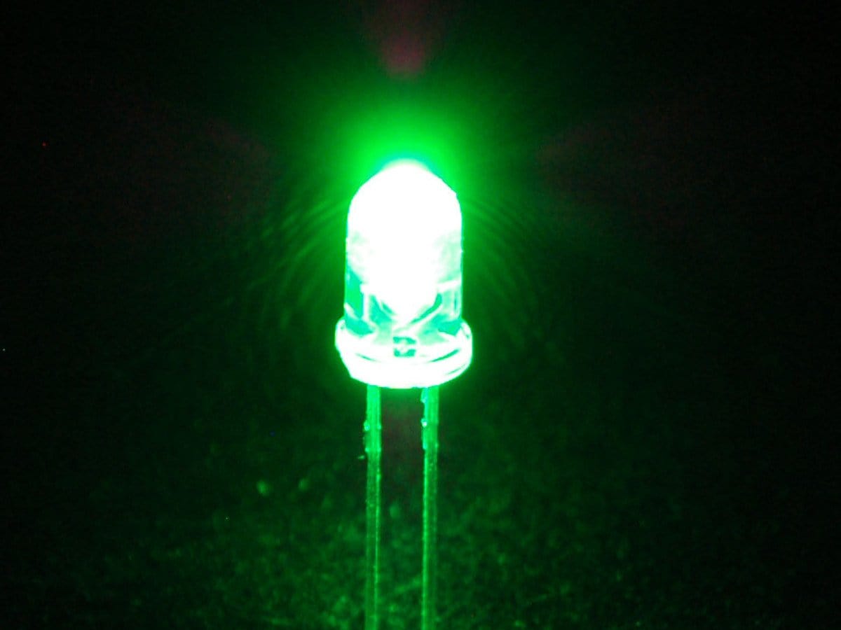 Super Bright Green 5mm LED (25 pack) by The Pi Hut - The Pi Hut
