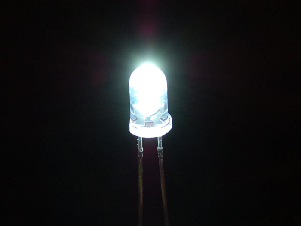 Super Bright White 5mm LED (25 pack) by The Pi Hut - The Pi Hut
