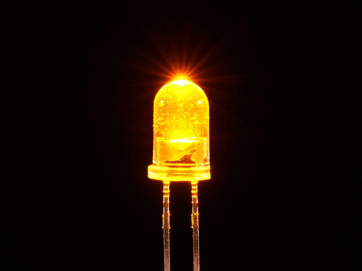 Super Bright Yellow 5mm LED (25 pack) by The Pi Hut - The Pi Hut