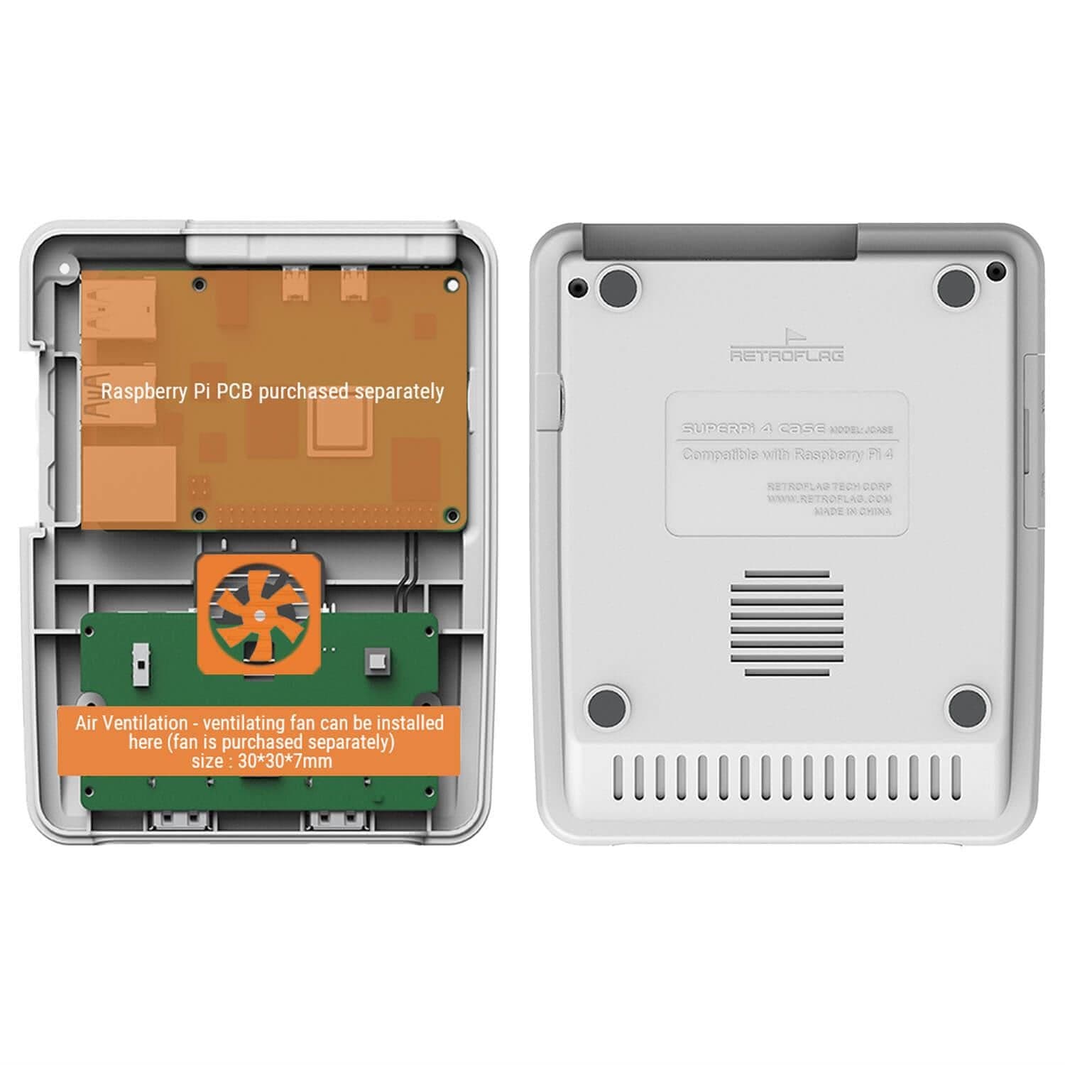 SUPERPi 4 Case for Raspberry Pi 4 by RetroFlag - The Pi Hut