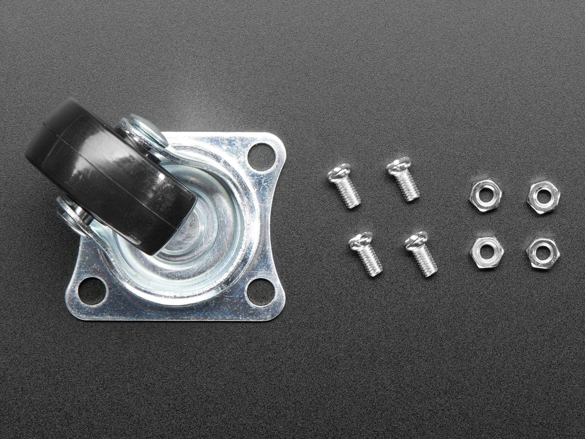 Supporting Swivel Caster Wheel - 1.3" Diameter by The Pi Hut - The Pi Hut