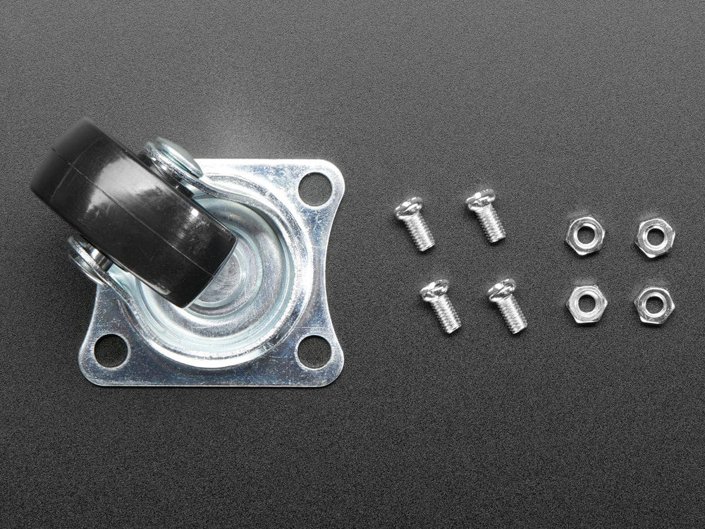 Supporting Swivel Caster Wheel - 1.3" Diameter by The Pi Hut - The Pi Hut