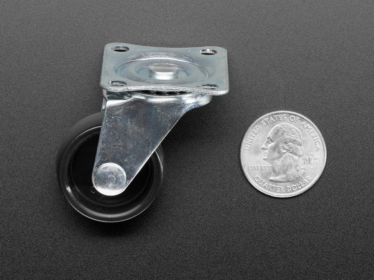 Supporting Swivel Caster Wheel - 1.3" Diameter by The Pi Hut - The Pi Hut