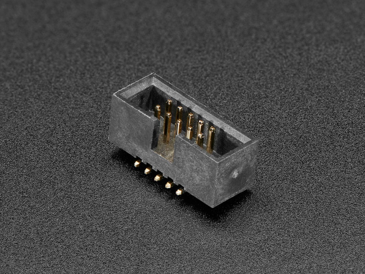 SWD 0.05" Pitch Connector - 10 Pin SMT Box Header by The Pi Hut - The Pi Hut