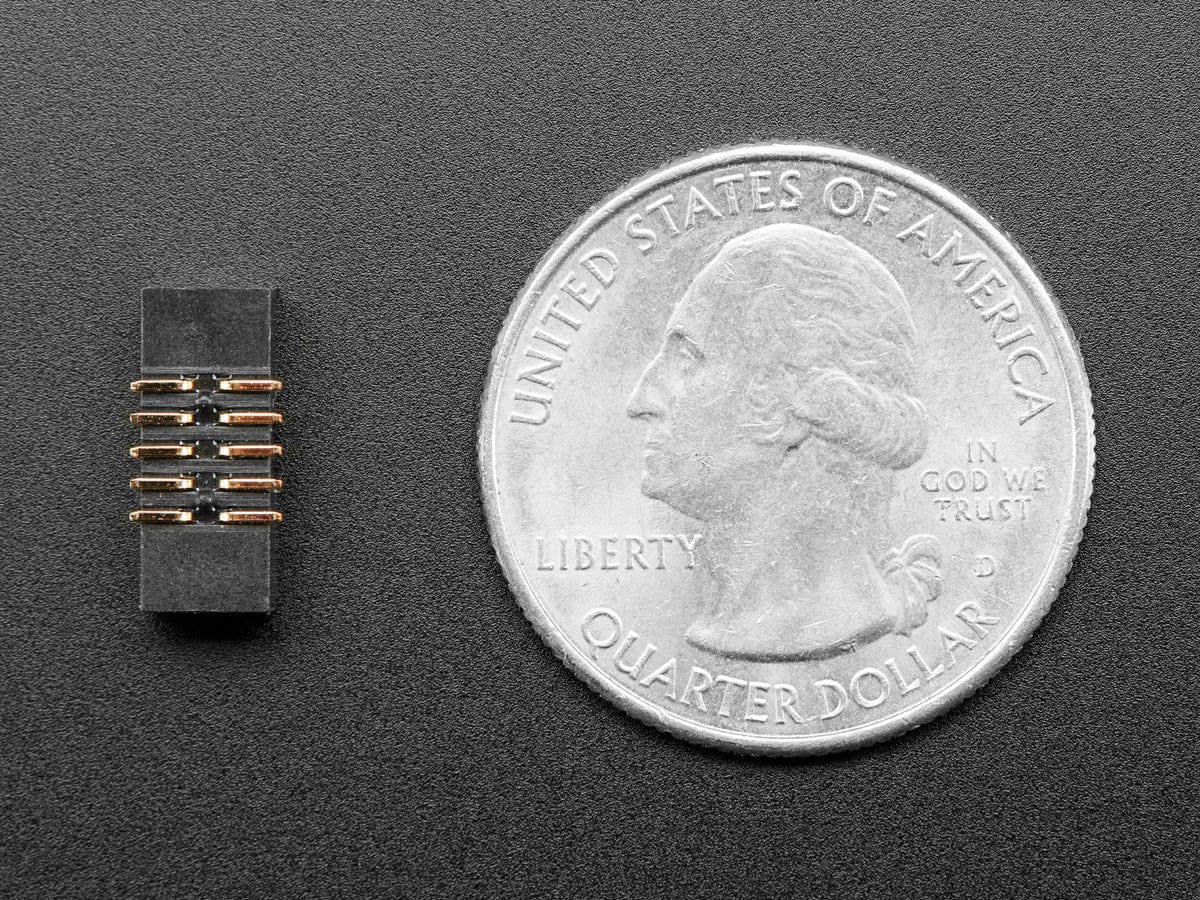 SWD 0.05" Pitch Connector - 10 Pin SMT Box Header by The Pi Hut - The Pi Hut