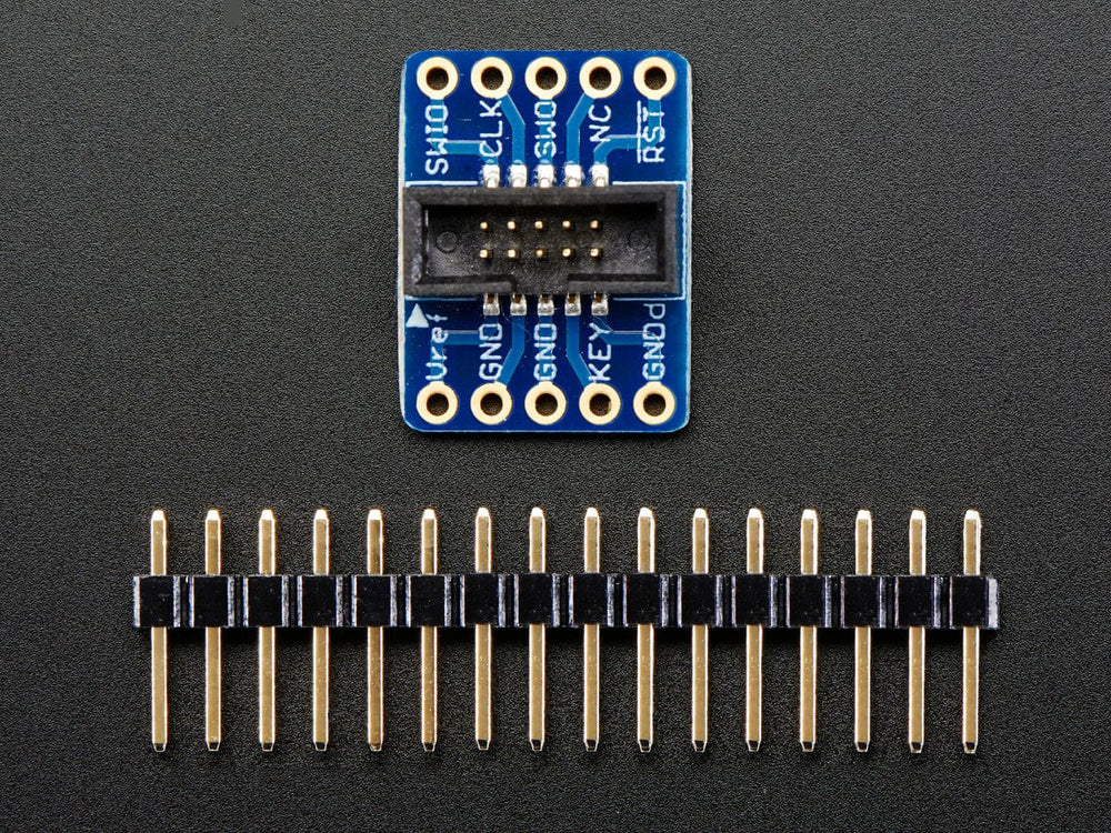 SWD (2x5 1.27mm) Cable Breakout Board by Adafruit - The Pi Hut