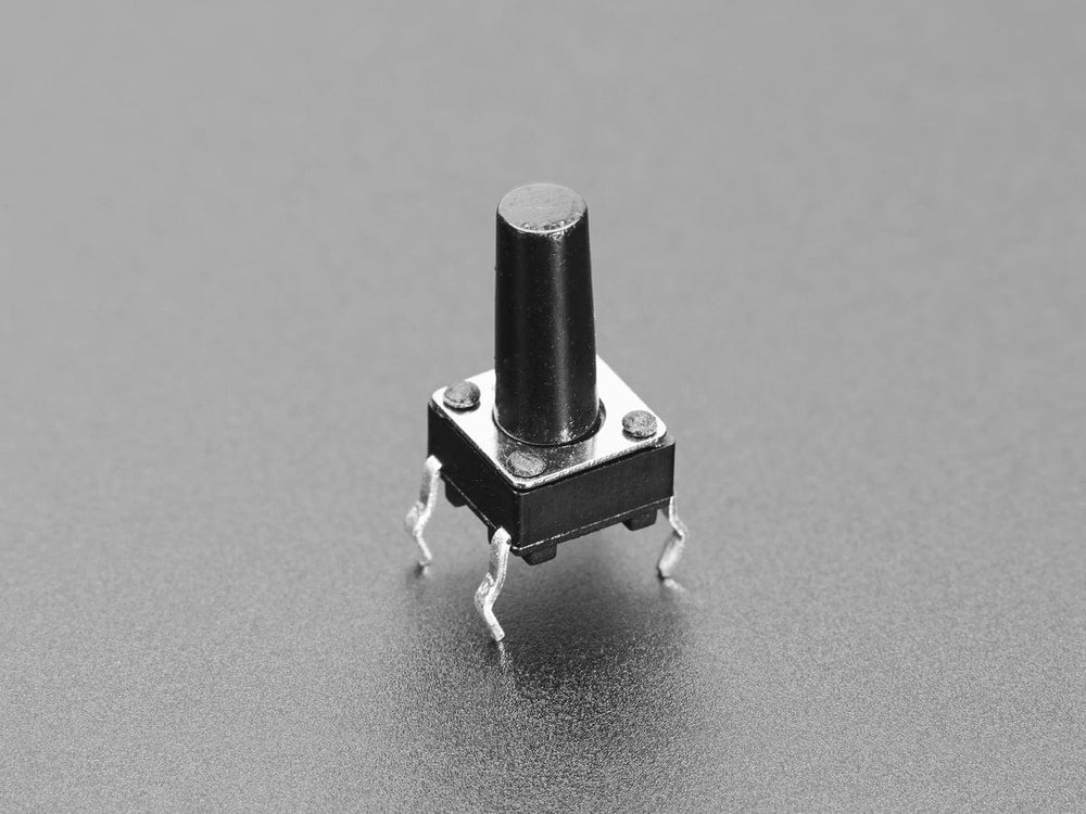 Tactile Switch Buttons (6mm tall) x 10 pack - The Pi Hut