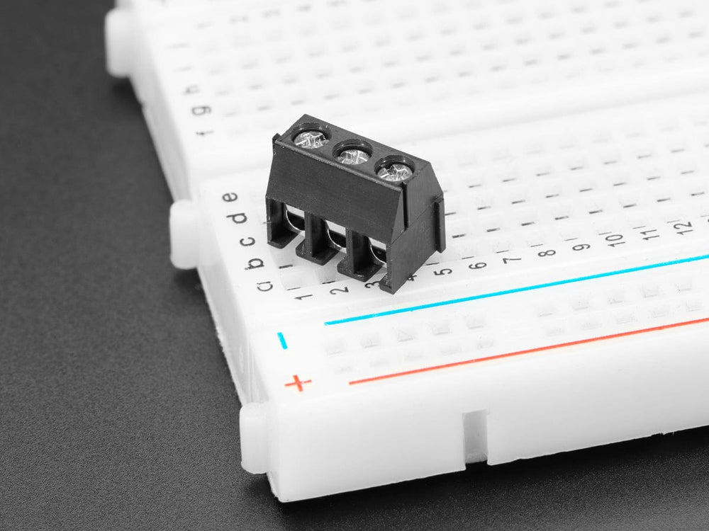 Terminal Block - 3-pin 3.5mm - pack of 5! by The Pi Hut - The Pi Hut