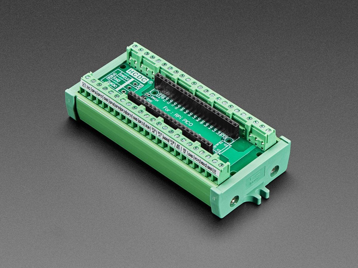 Terminal Block Breakout Module for Raspberry Pi Pico (Screw Mount Version) by The Pi Hut - The Pi Hut
