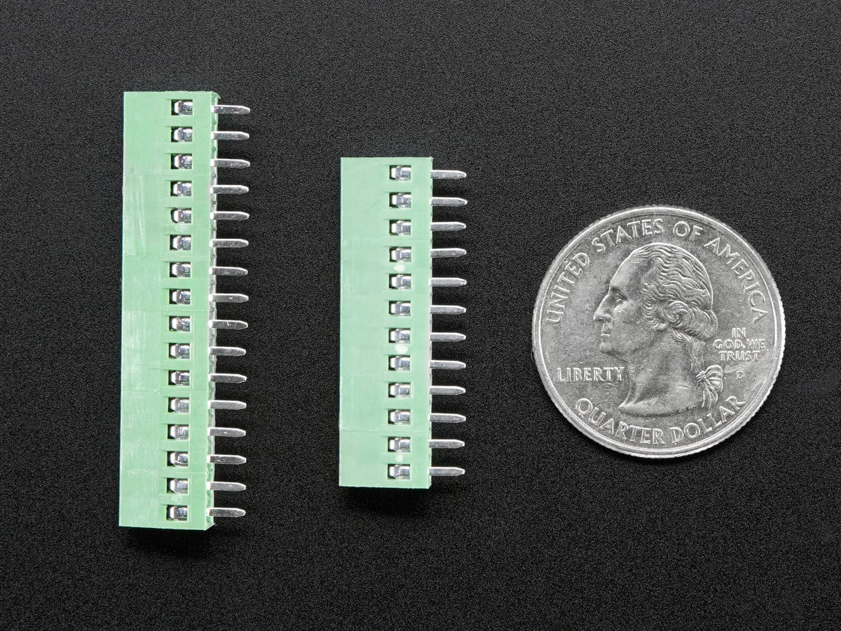 Terminal Block kit for Feather - 0.1" Pitch - The Pi Hut