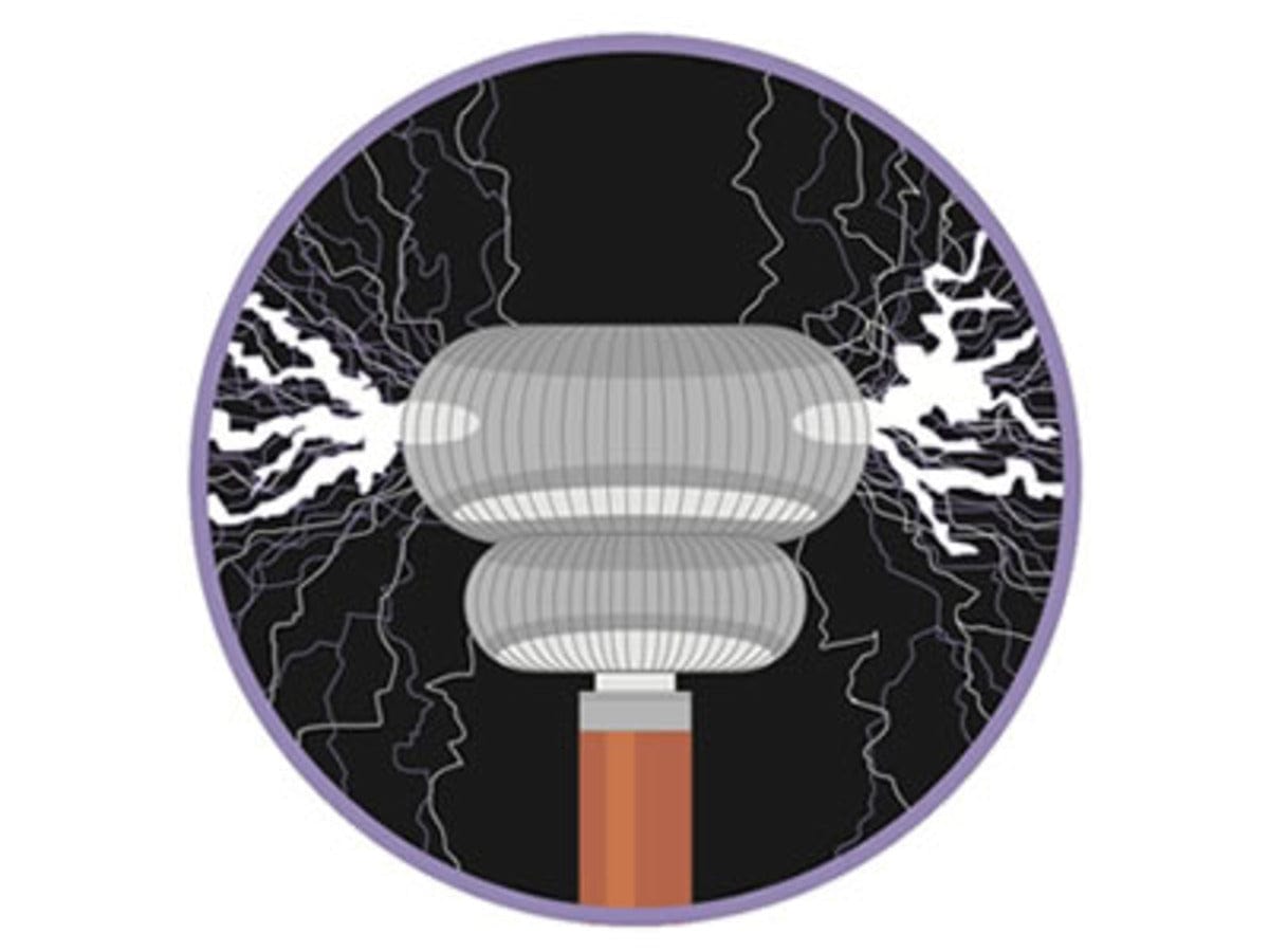 Tesla coil - Sticker! by Adafruit - The Pi Hut