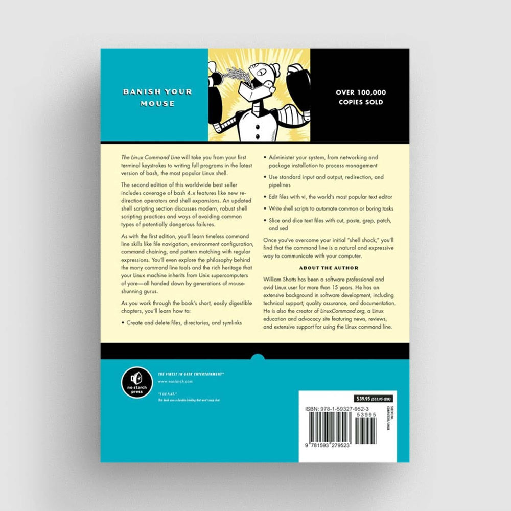 The Linux Command Line - 2nd Edition by No Starch Press - The Pi Hut