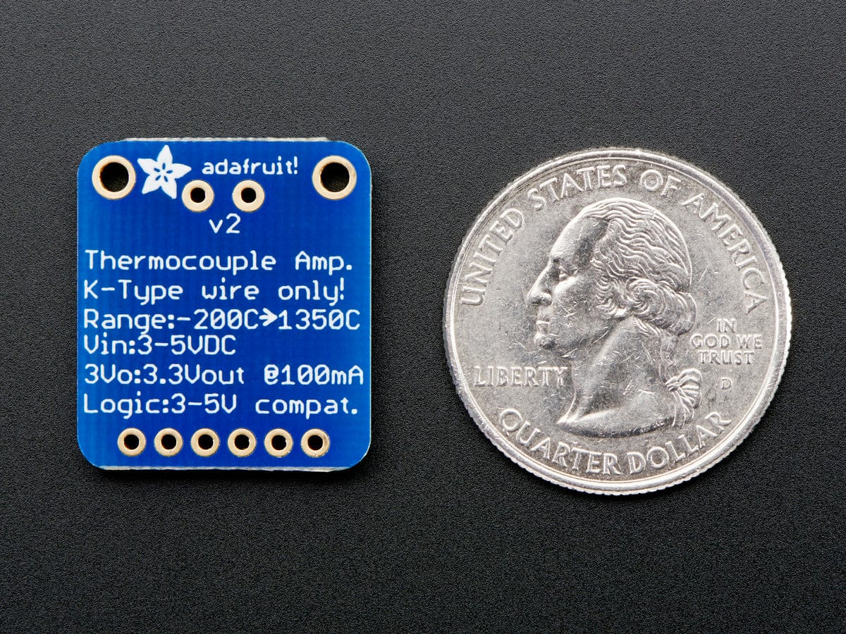 Thermocouple Amplifier MAX31855 breakout board (MAX6675 upgrade) by Adafruit - The Pi Hut