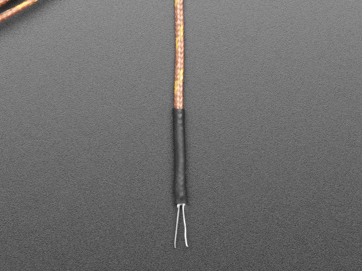 Thermocouple Type-K Glass Braid Insulated - 5m by The Pi Hut - The Pi Hut