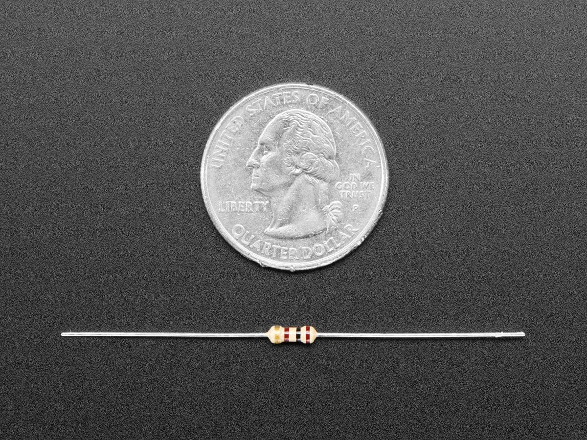 Through-Hole Resistors - 100 ohm 5% 1/4W - Pack of 25 by The Pi Hut - The Pi Hut